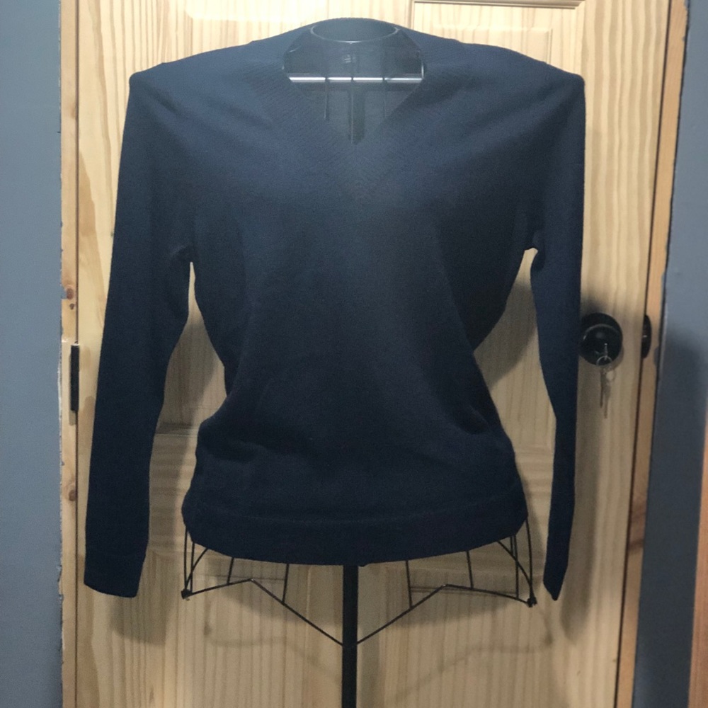Deep blue sweater